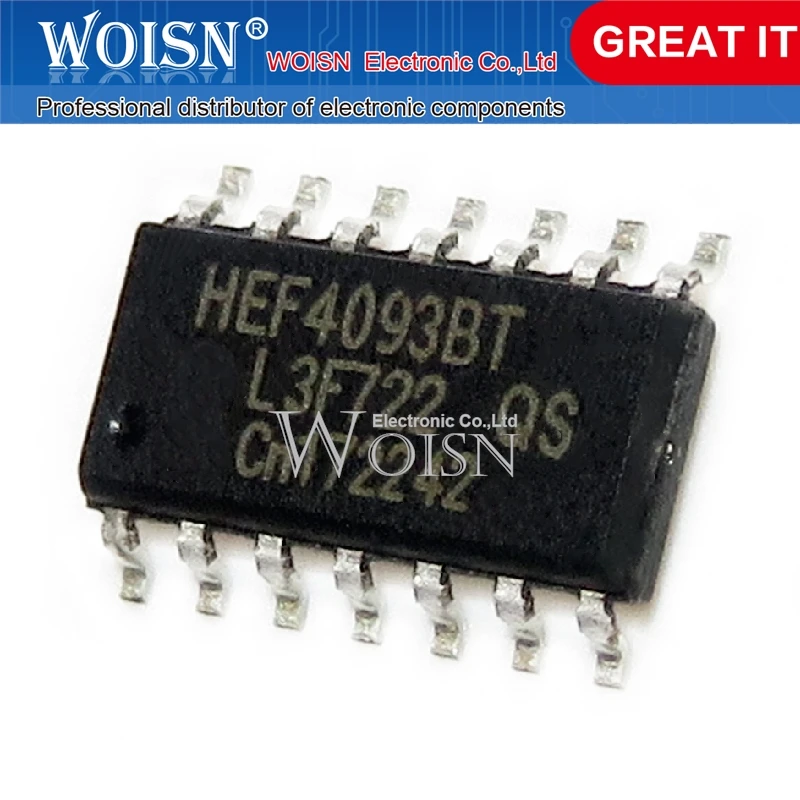 

10 шт. HEF4093BT HEF4093 SOP-14