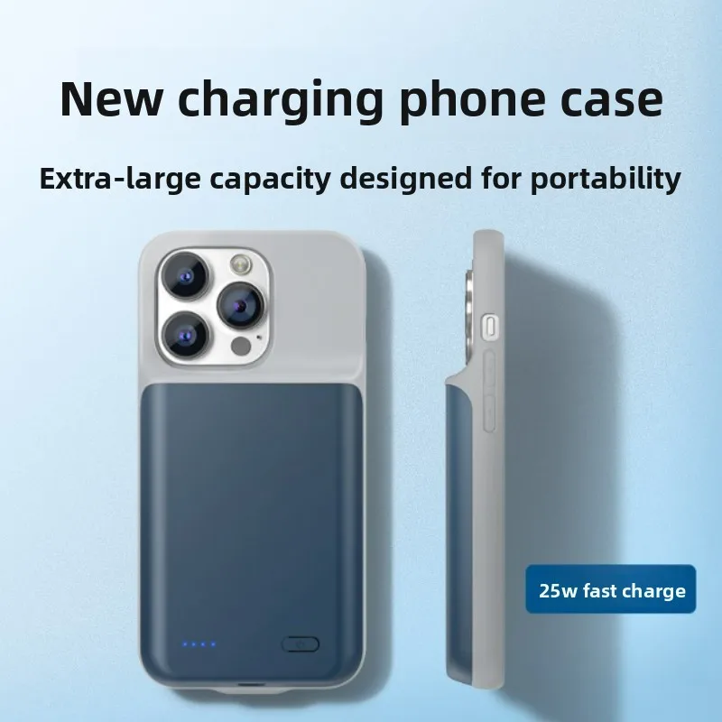 

Smart battery Charger Case For iPhone 13 14 15 Pro Max XR XS Max 13 Mini Portable Power Bank Charging Cover batterie externe