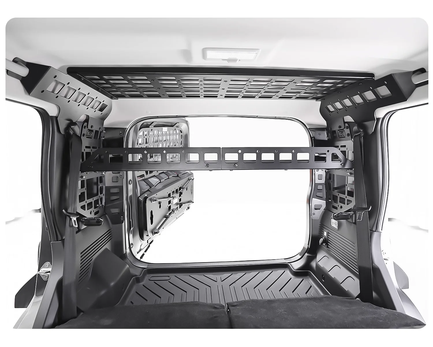 

Racks Foldable Table For Suzuki Jimny 3-Door 5-Door 2018-2025 Tail Window Organizer Rack CGZ Molle Panel Tailgate Storage