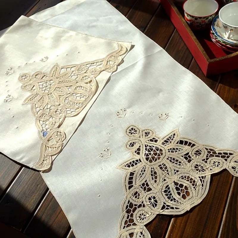 

2 шт. ретро хлопковая вышитая повязка на руку, слинг и чехол 42X75 см