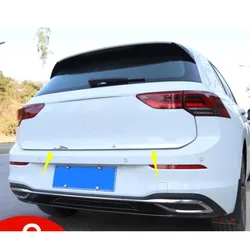 Car Accessories for Volkswagen Golf 8 MK8 2020 2021 Stainless Steel Rear Trunk Tailgate Molding Strips Cover Trim 1 piece