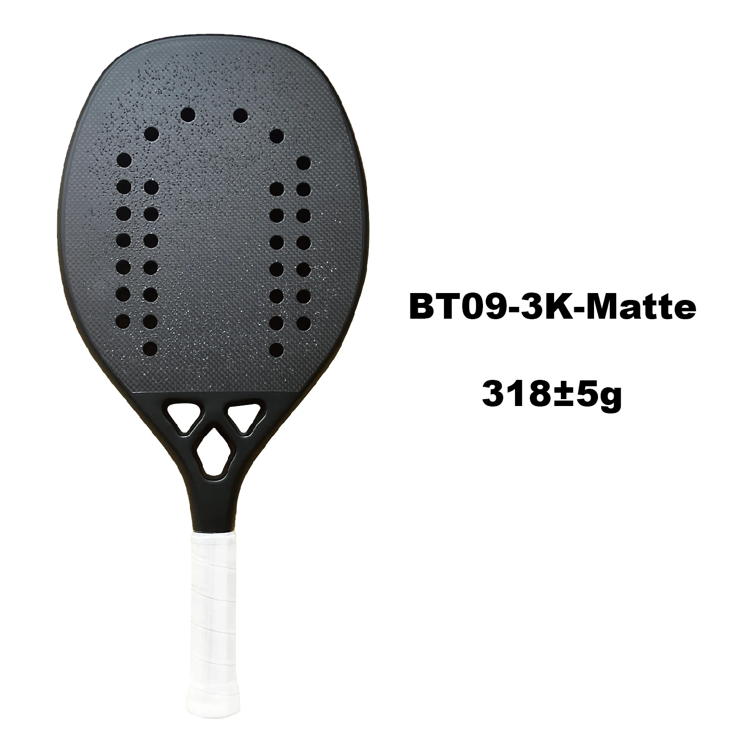 

3K Black Beach Tennis Racket Carbon Fiber Professional Beach Tennis Racket EVA Foam Outdoor Sports Racket 2 50% Off