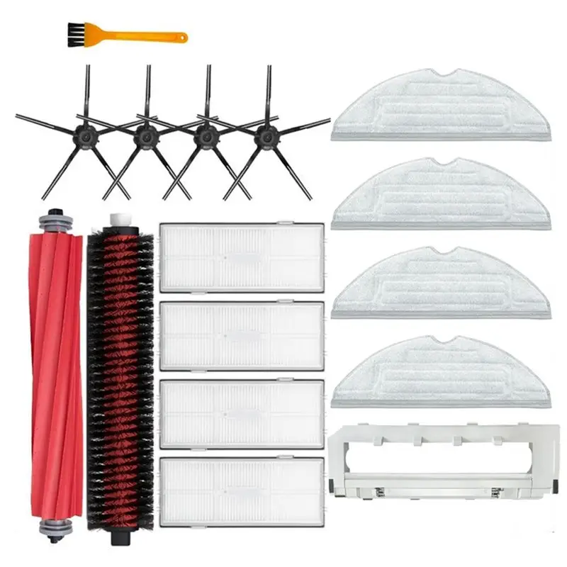 

Запчасти для робота-пылесоса Roborock S7 MaxV Ultra, S7 Pro Ultra, G10, G10S: основная и боковые щетки, HEPA-фильтр, насадки для влажной уборки (AC39)