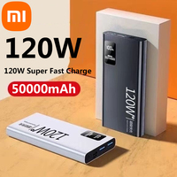 Xiaomi 120W 50000mAh High Capacity Power Bank Fast Charging Powerbank Portable Battery Charger For iPhone Samsung Huawei 2025