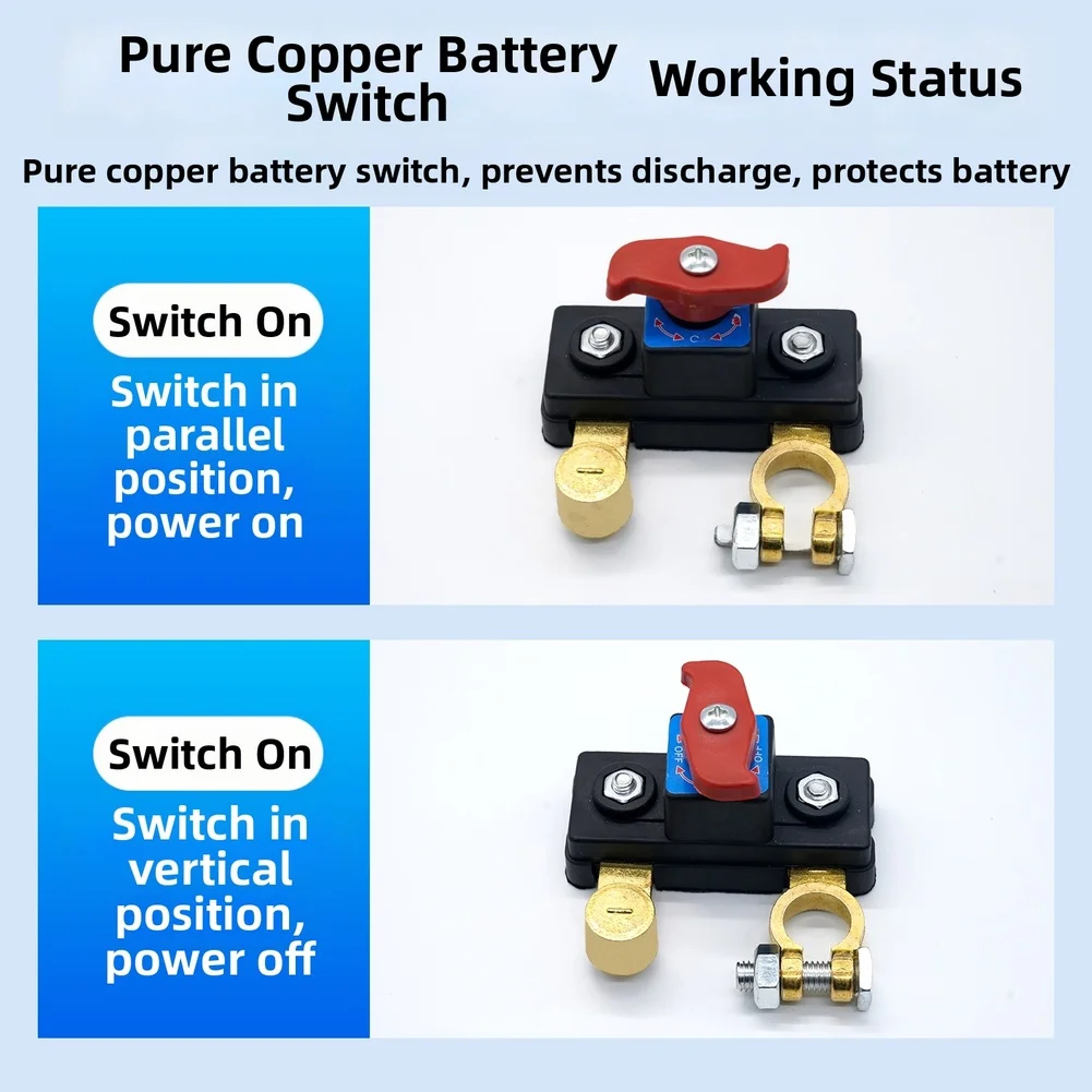 Power Management 12V 24V Switch Easy ON OFF Operation Flame Retardant Material Peak Surge Capacity For 12V Systems