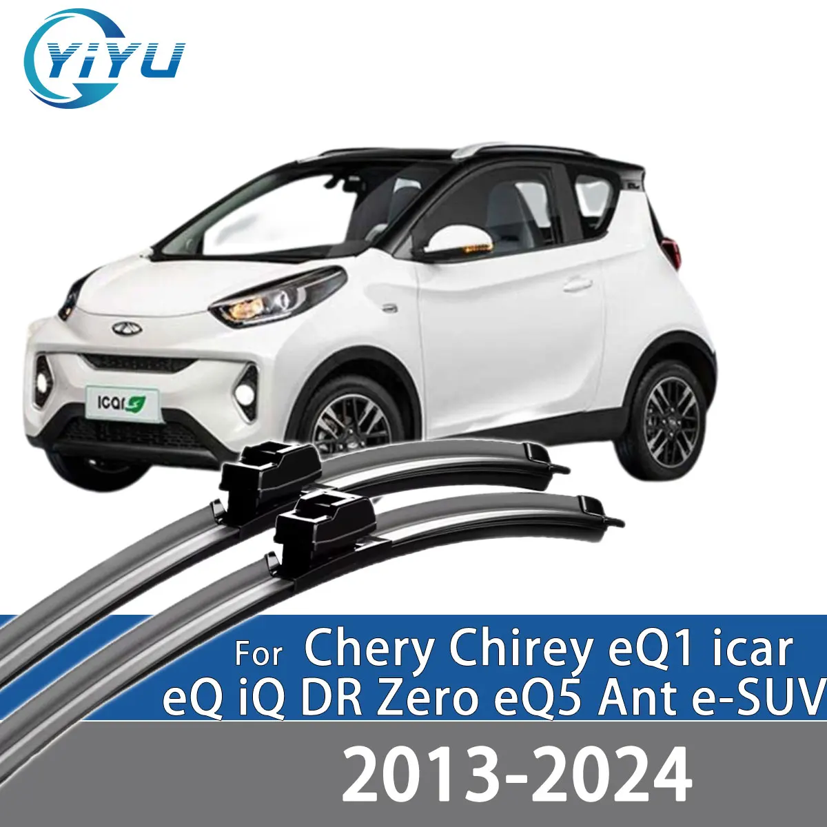 2 Stück Auto-Frontscheibenwischer für Chery Chirey EQ1 Icar EQ IQ DR Zero EQ5 Ant E-SUV 2013-2024 Windschutzscheiben-Zubehör