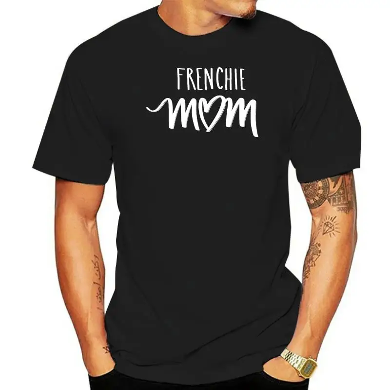 Print Frenchie Mom Tshirt For Men Outfit Women T-Shirts Crew Neck Oversize S-5xl