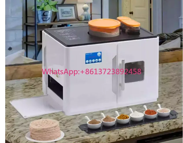 Fully Automatic Electric Robot Rotti Ata Chapati Flatbread Tortilla Rotimatic Roti Maker Magic Food Processor Machine