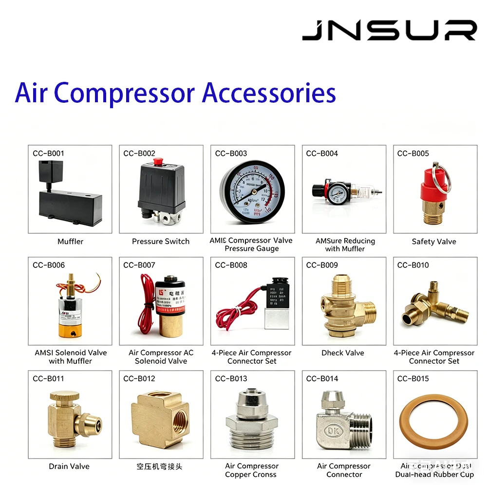 

JNSUR Air Compressor Pressure Switch Controller Bama Assembly Air Pump Pressure Assembly for Air Compressor Accessories Lab