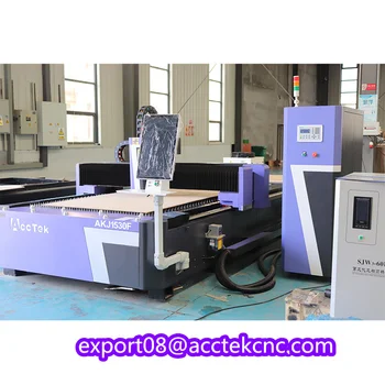 China Fiber 3000W Metal plate sheet CNC laser cutting machine 1500*3000mm