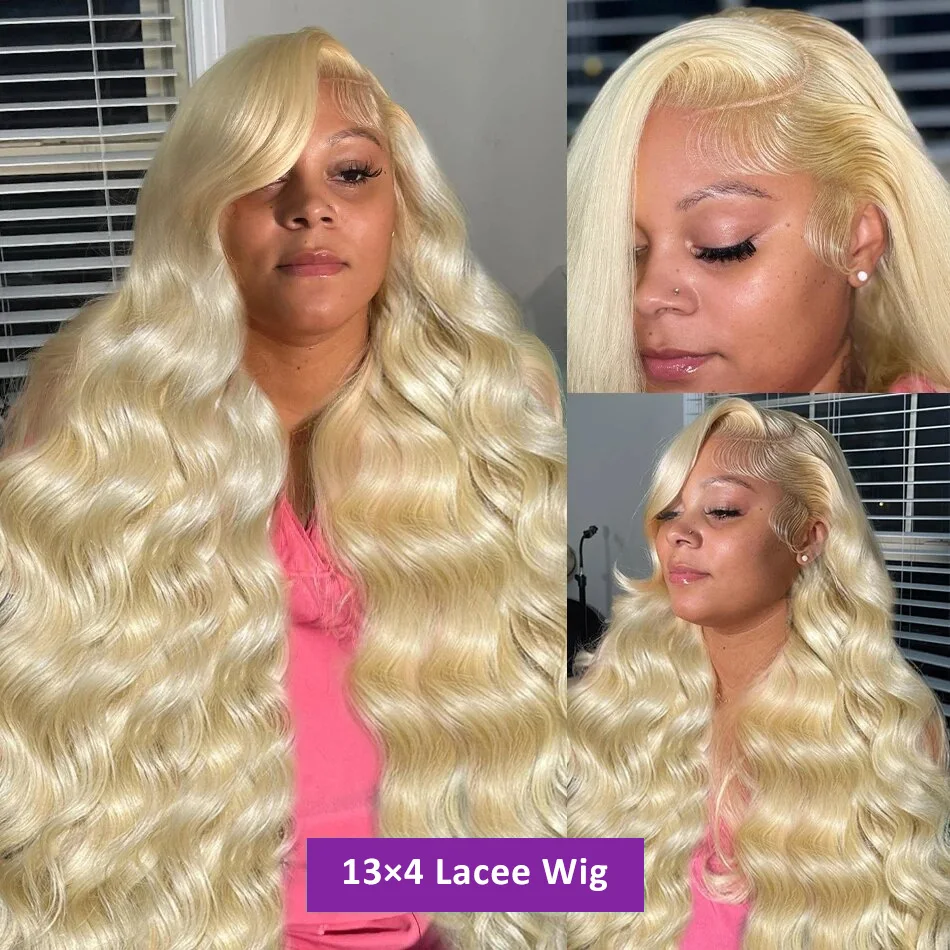 250 Density 30 40 Inch 613 Body Wave 13x6 HD Transparent Lace Frontal Wigs Human Hair Brazilian 13x4 Lace Front Wig For Women