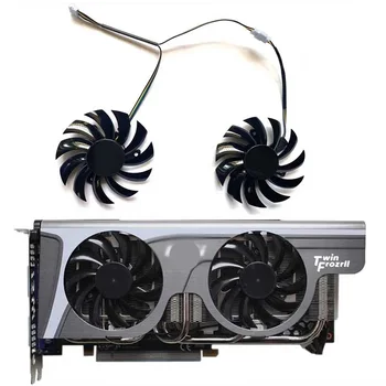 2 uds 75mm 0.35A 4pin PLD08010S12HH GTX770 GPU enfriador para MSI Geforce GTX 580/570/560/560ti/480/465/460 GTX770 ventilador de refrigeración