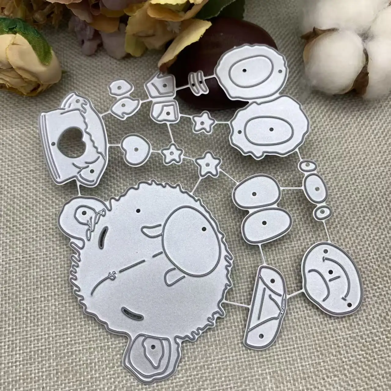 Bären-Motiv Metall-Stanzformen zum Selbermachen für Kinder, Scrapbooking, Kartenherstellung, Prägung, Bastelstanzformen