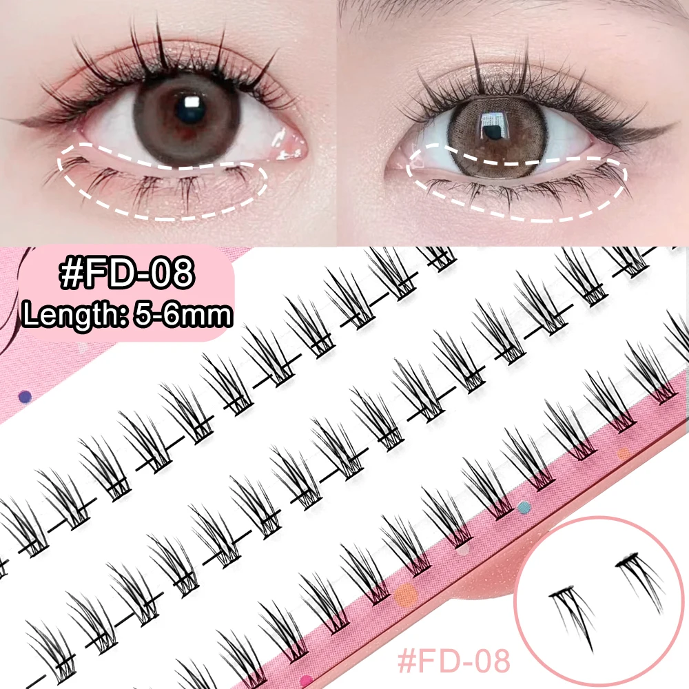 par vous-même, Kit de extensión de pestañas con pestañas superiores e inferiores y pinzas, juego de maquillaje fácil de usar, pestañas para injertar