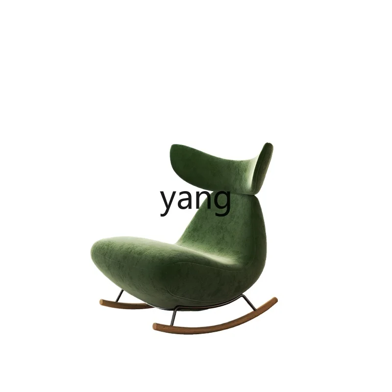 

LMM Light Luxury Single-Seat Sofa Chair Balcony Leisure Sofa Living Room Home Rocking Chair