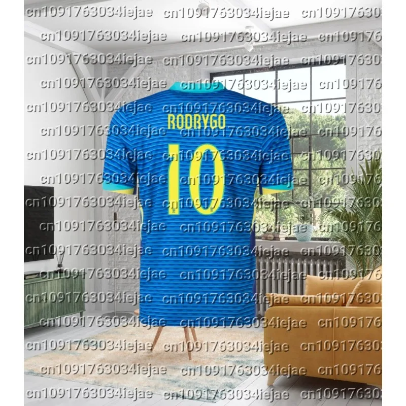 2025 جديد الصيف البرازيل الفانيلة المنزل وبعيد المشجعين لاعبين الطبعة أمريكا فينيسيوس كأس إندريجو رودريغو التجفيف السريع تي شيرت Y2K #1