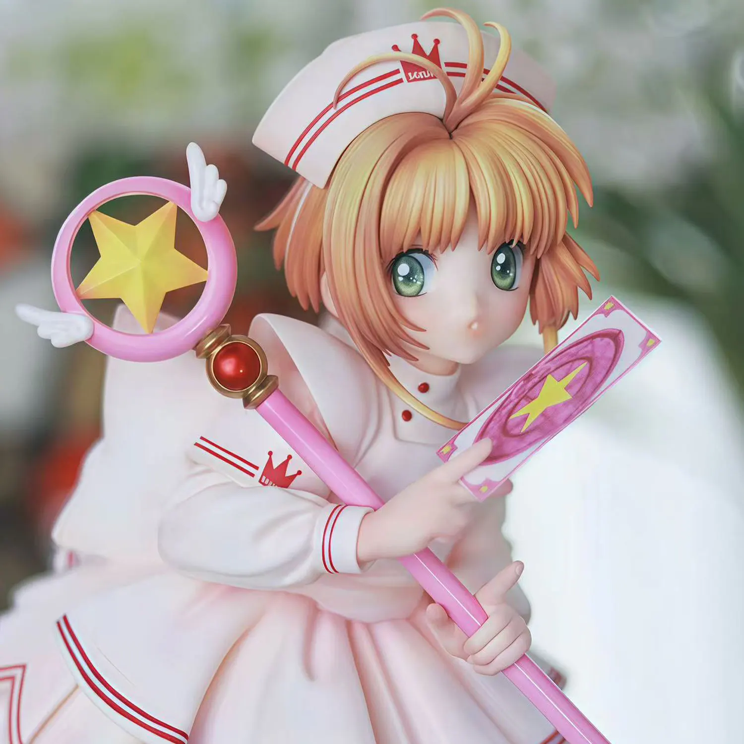 

Cardcaptor Sakura аниме униформа медсестры фигурка высококачественная художественная игрушка статуя милая коллекционная для детей