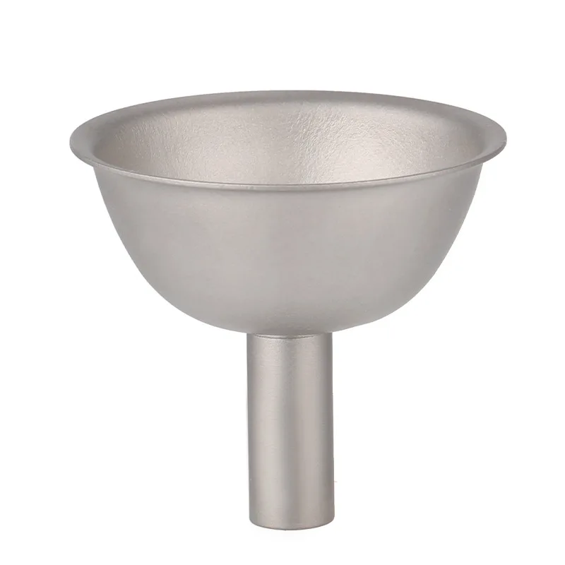 

Titanium Funnel Small Oil Liquid Metal Funnel Flask Wine Pot Accessories Portable Kitchen Tool