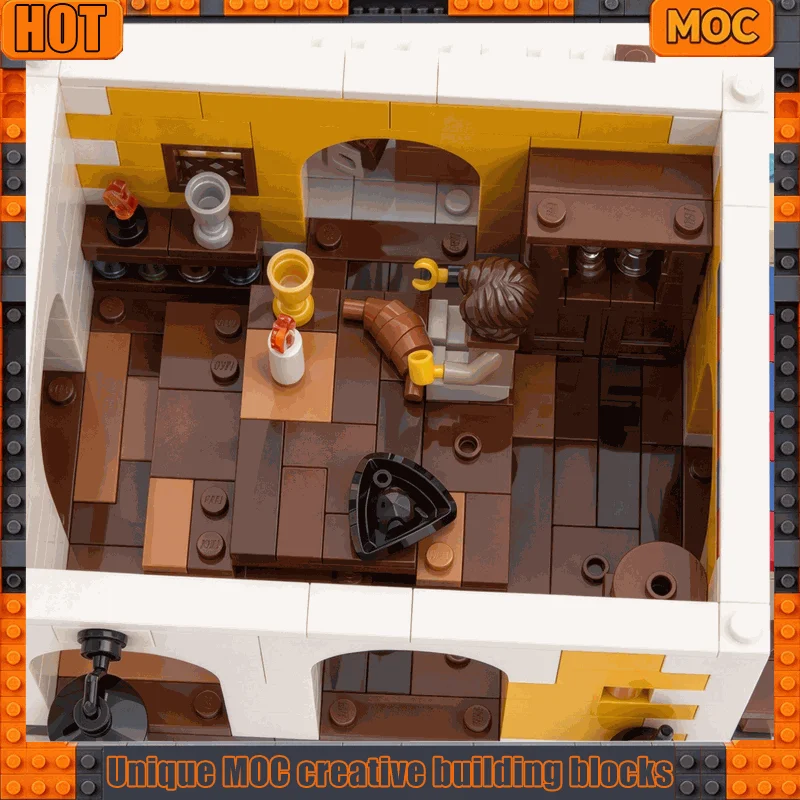 4516Parts MOC Sierra Madre Fortress Pirate Island Coast Tower Castle Model Building Blocks DIY Creative Assembly Toy Xmas Gift
