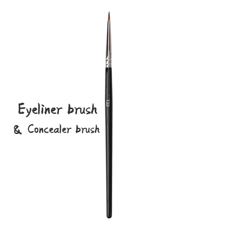 Women\'s Portable Makeup Details Brushes Sponge Tip Double-ended Concealer Brush Eyeliner Brushes Dark Circles Concealer Brush