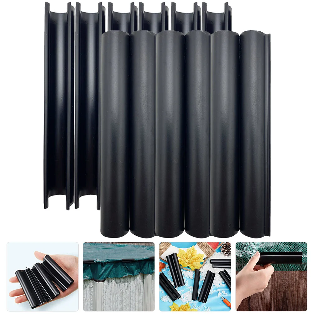 24 Pcs Major Cover Clip Pool Safety Covers Winter Clips 8x33cm Abs Daily Use Clamp