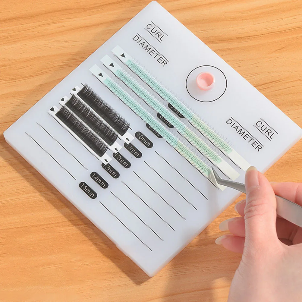 Eyelash Extension Pallet Large Work for Home Salon Use False Lashes Holder Easy Grabbing Lash Grafting Stand