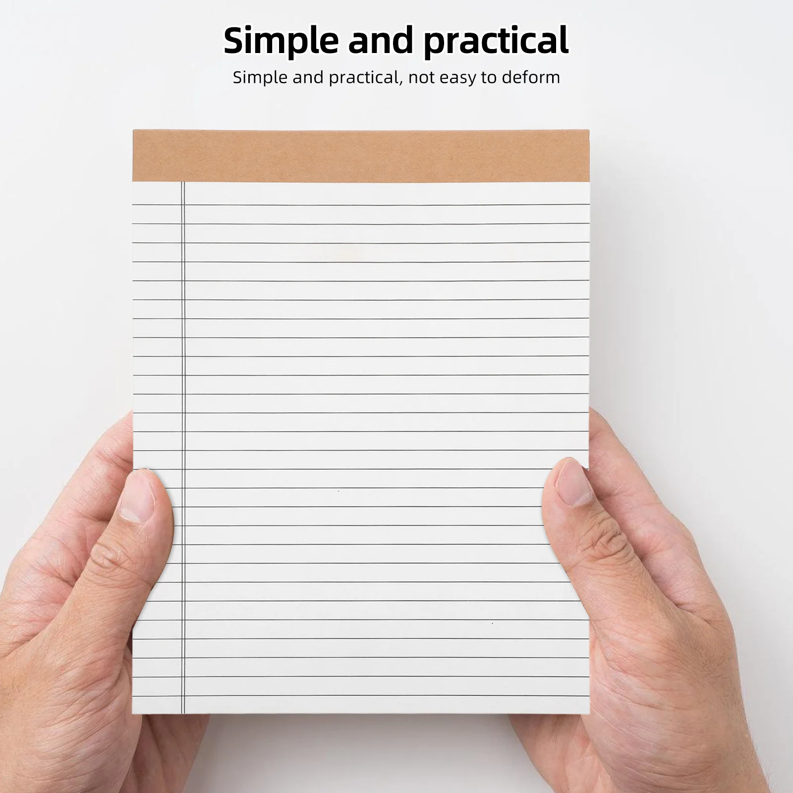 

10pcs Legal Paper Notepads 20.3X28Cm 80Gsm Thick Lined Writing Pads Double-Sided Perforated Sheets For Office School Home Study