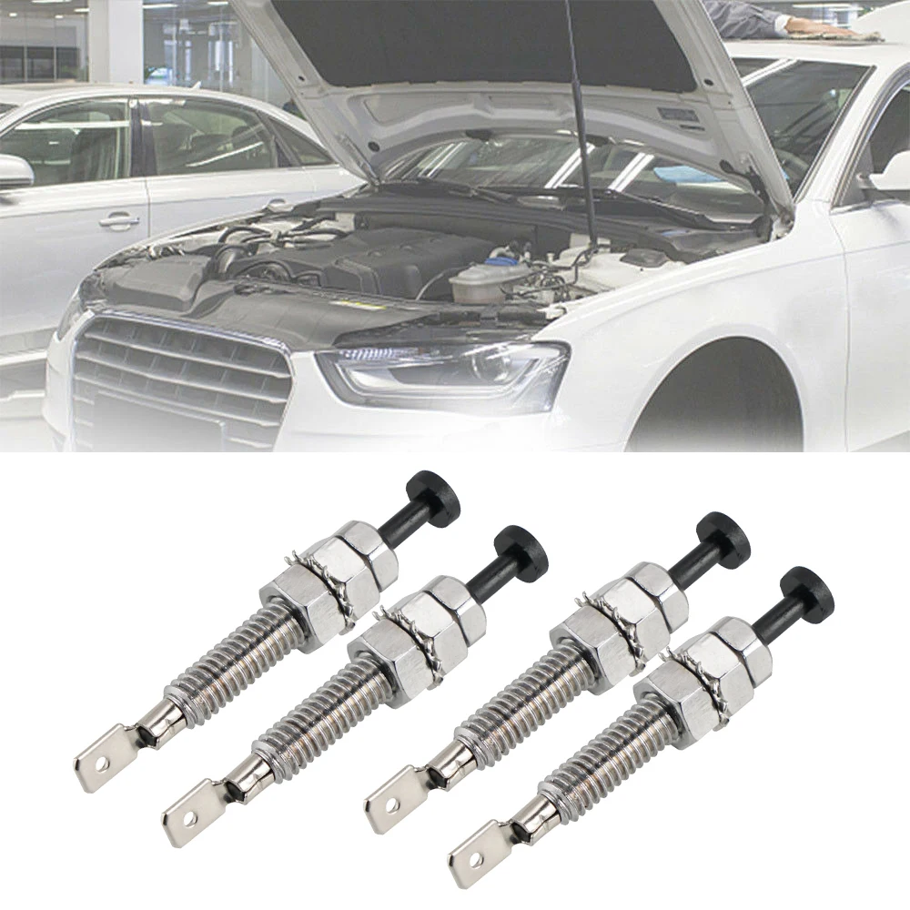 

4 Pack Universal Car Door Trunk Alarm Light Hood Jamb Pin Switch Bonnet