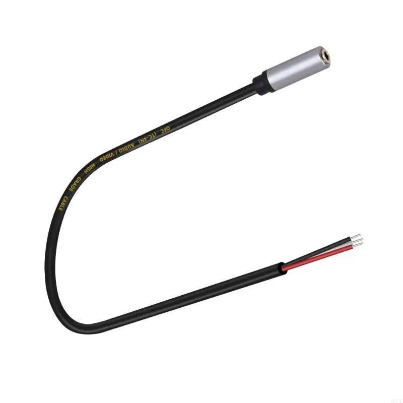 20cb 3.5mm 1/8inch استريو موصل أنثى إلى كابل الأسلاك العارية لإصلاح الجهاز
