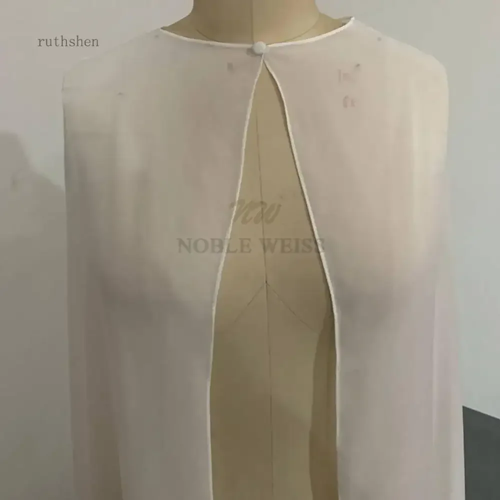 Chal de gasa envuelto en BOLERO, chaqueta de Boda nupcial, longitud hasta el suelo