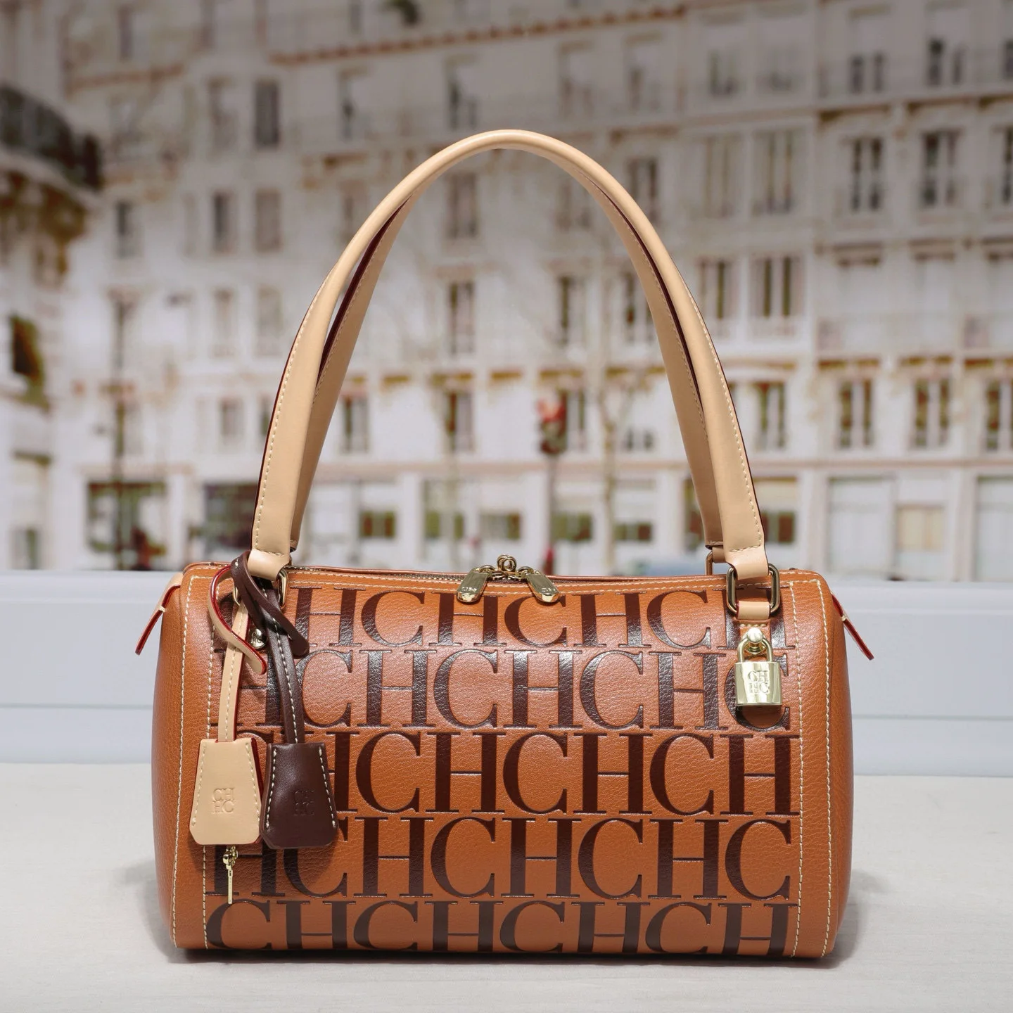 

2026 Boston Pillow Tote for Women, Designer PU Leather Shoulder Bag with Embossed Letters, Luxury Commute Essentials