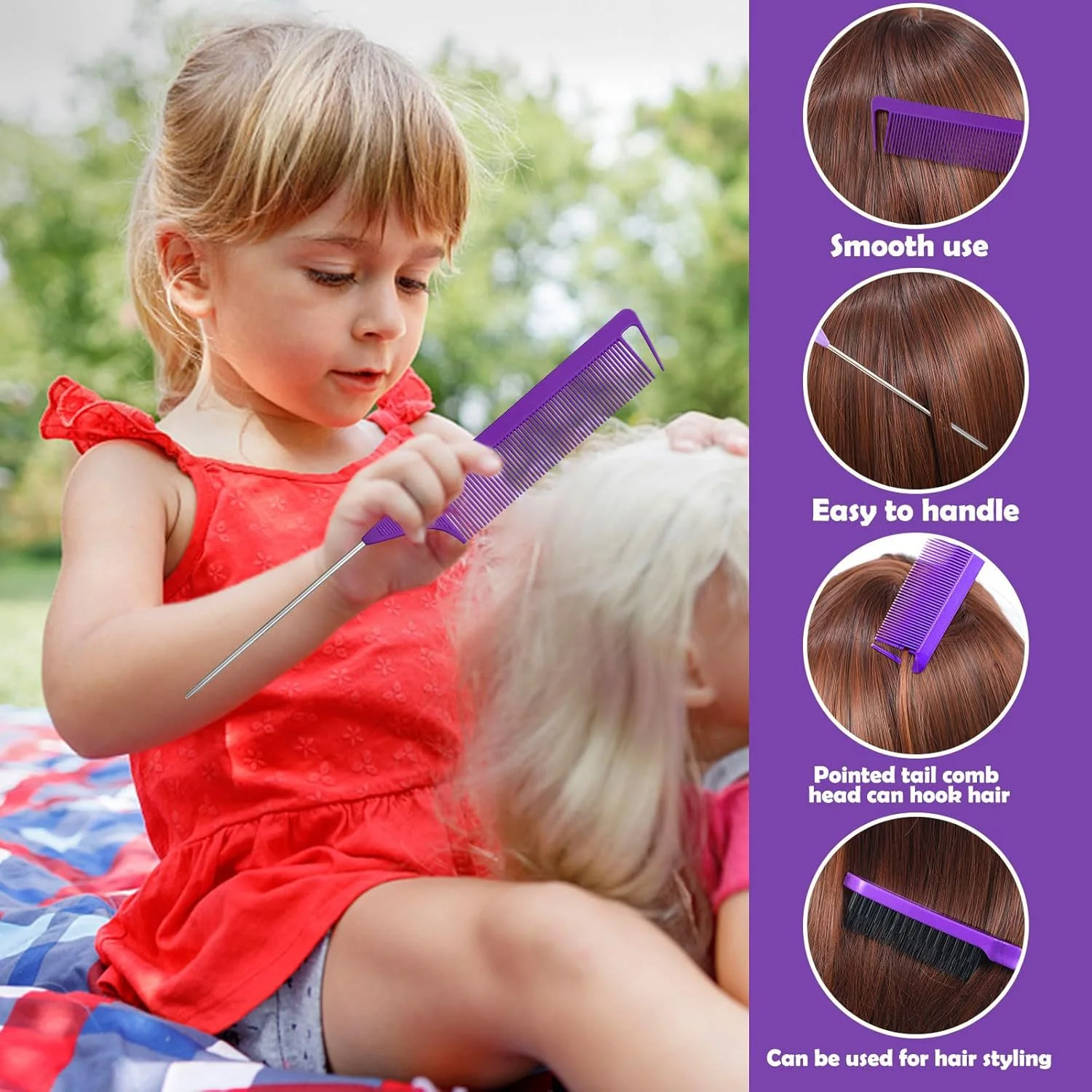 32 Colored Elastic Ties, 1800 Pieces Rubber Bands With 14 Styling Tools, Hair Tie Cutter and Accessories for Girls, Baby, Toddle