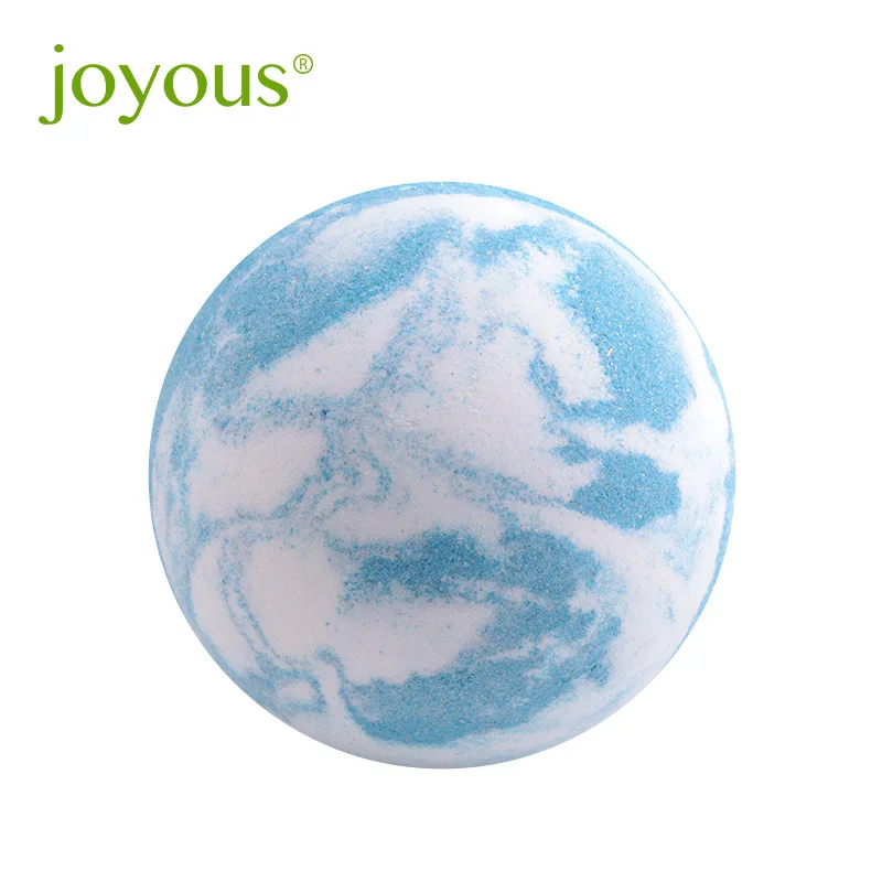 Joyous minyak esensial langit biru, minyak esensial bola mandi gelembung Peppermint pelembab Pop 100g