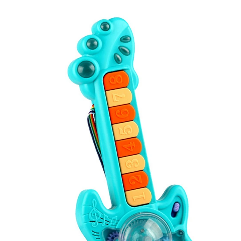 Musical Guitar For Toddlers, Musical Guitar With Flashing Lights And Sounds, Violin Played By Babies And Toddlers