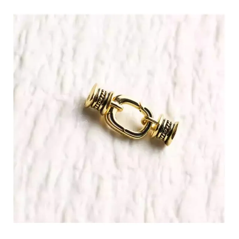 

Gold Universal Energy Wenwan Bracelet Bead Chain Buckle King Kong Star Moon Bodhi Harness Connection Button Head Accessories