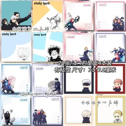 Jujutsu Kaisen Satoru Gojo Nanami Kento Fushiguro Megumi Choso Notepad Anime Peripheral Cute Cartoon Message Book Kawaii Goods