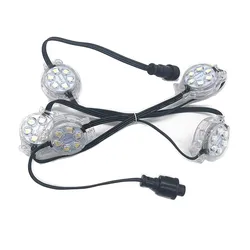 24V RGBW RGBWW Led Pixel Point Light 40mm 12v IP68 Outdoor Permanent Christmas Holiday Track Lighting