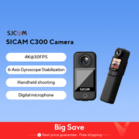 SJCAM C300 Pocket Action Camera 4K FHD With Long Battery Life Video 30M Waterproof 5G WiFi Camera Sport Action Cam