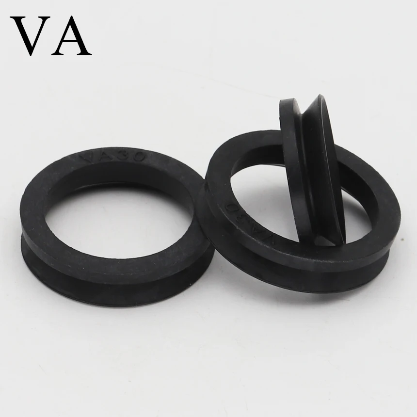 VA 10/20/30/40/50/60/70/80/90/100/150/200/250/300/400-450 NBR Rubber O V Ring Gasket Sealing Cuff Rotary Rod Shaft Water Seal