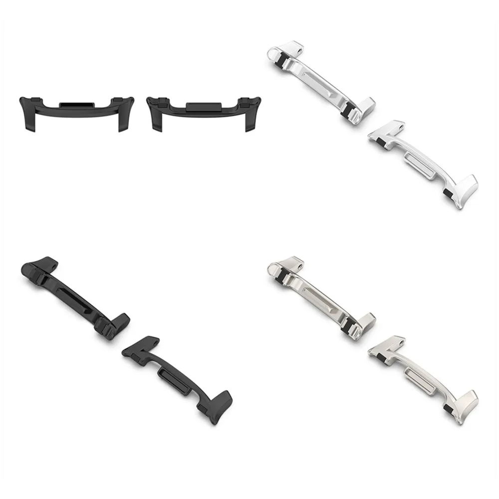 2 peças conectores de aço inoxidável para samsung galaxy watch 8 / 8 clássico 20mm 22mm conector adaptador pulseira acessórios