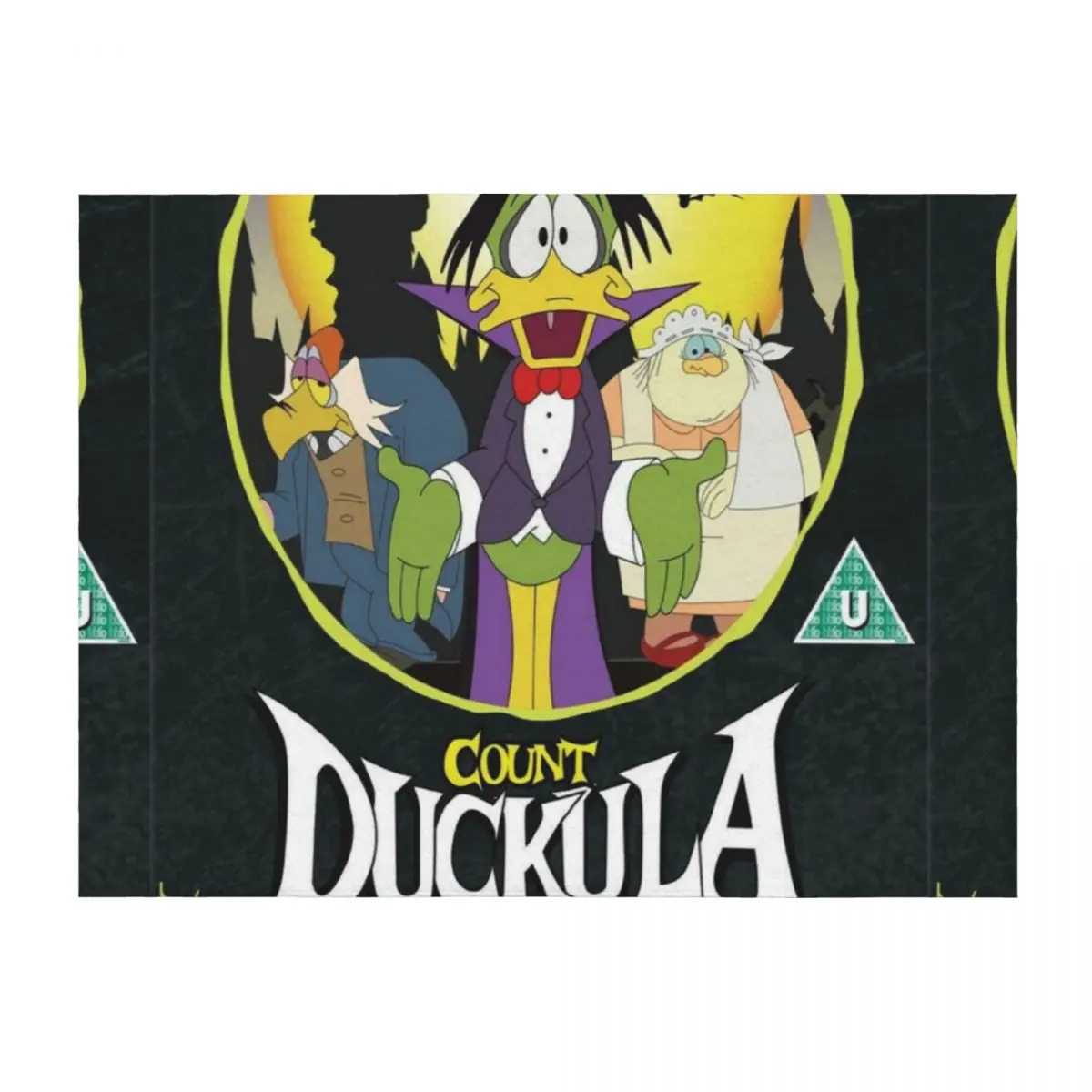 

Count Duckula Throw Blanket valentine gift ideas Thins warm winter Soft Beds Blankets