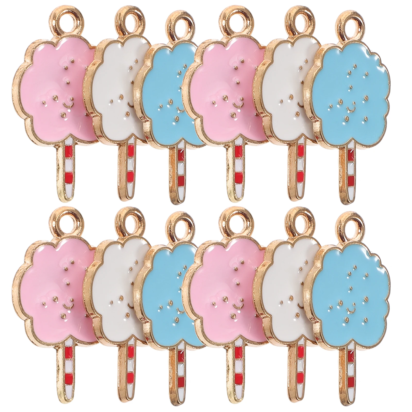 

18pcs Alloy Jewelry Components Lightweight Earring Charm Necklace Pendant DIY Crafts Making Materials Accessories