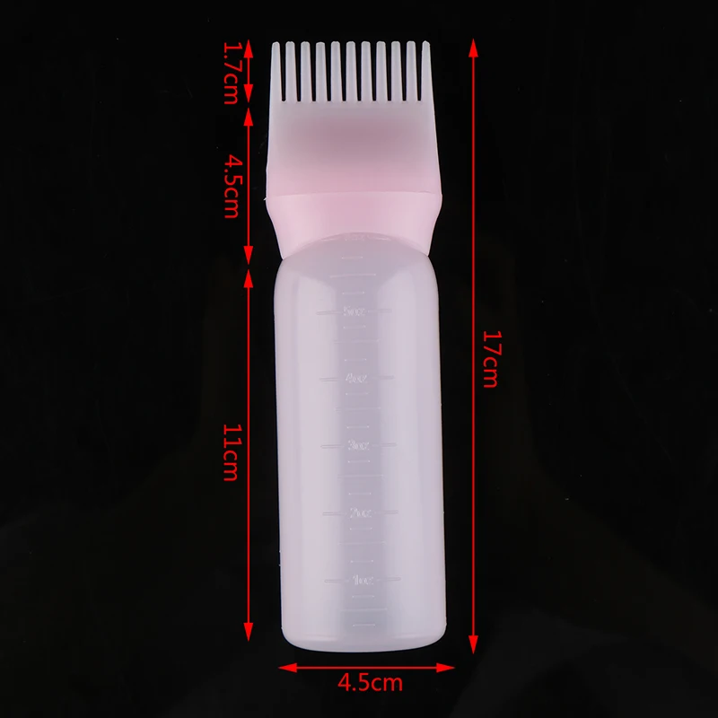 Applicatore di tinture per capelli tintura bottiglia di Shampoo pettine di olio bottiglia di tintura per capelli strumenti applicatore strumento per lo Styling bottiglie di spazzole per la colorazione dei capelli