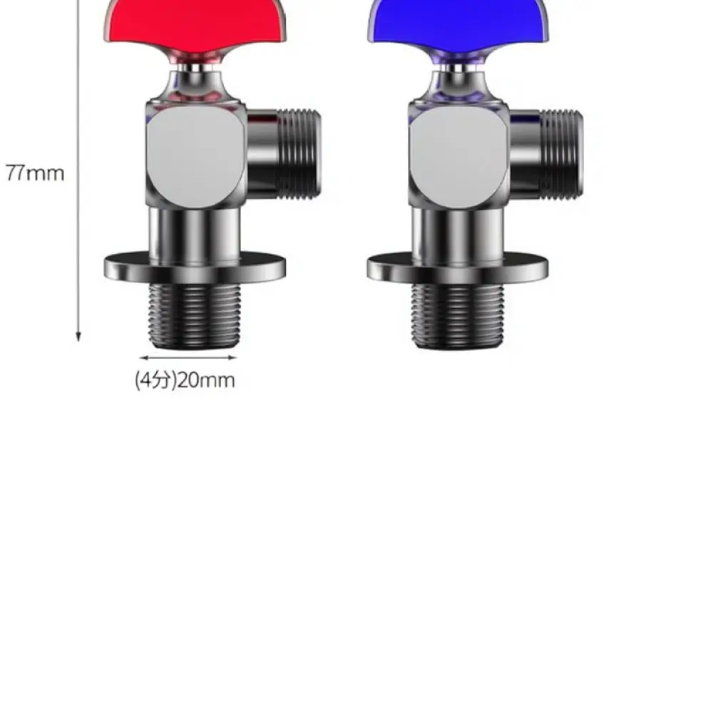 Modern Brass Angle Valve Shut Off Tap Valve For Home Bathroom Kitchen Water System Installation Pipe Connector