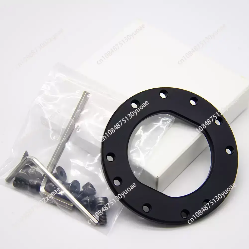 70mm Hole Spacing to  QR2 Adapter Plate for Steering Wheels Aluminum alloy material, CNC machined and anodized.