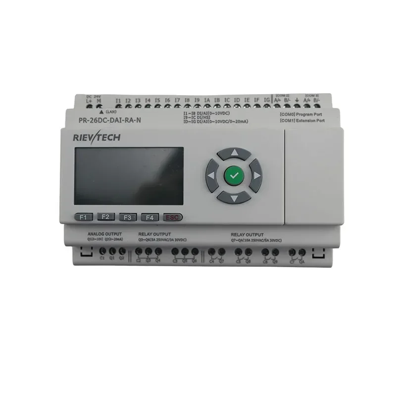 Protocol Supported Ethernet Industry 4.0 Controller for Iiot Control PLC Programmable Pr-26DC-DAI-RA-N