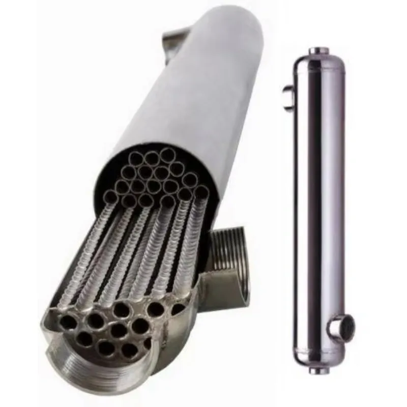 Shell And Tube Heat Exchanger Titanium Tube Heat Exchange Equipment For Swimming Pool System