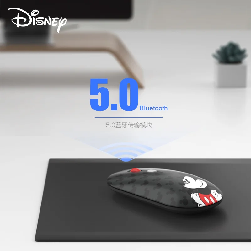 Disney Mickey Mouse Donald Duck Cartoon Wireless Bluetooth Mouse for Apple Notebook Huawei Lenovo Xiaoxin Mute Mouse