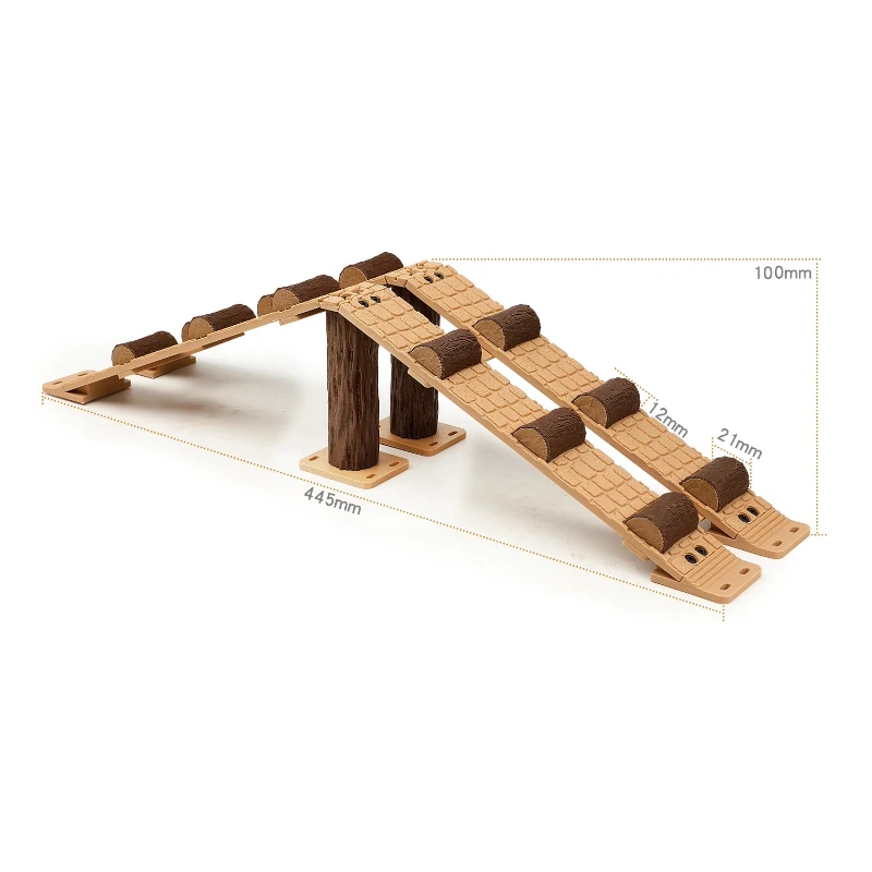 Simulate A Semi-circular Steep Slope Obstacle Track for 1/24 1/30 RC Crawler Traxxas SCX30 Diy Parts view 5