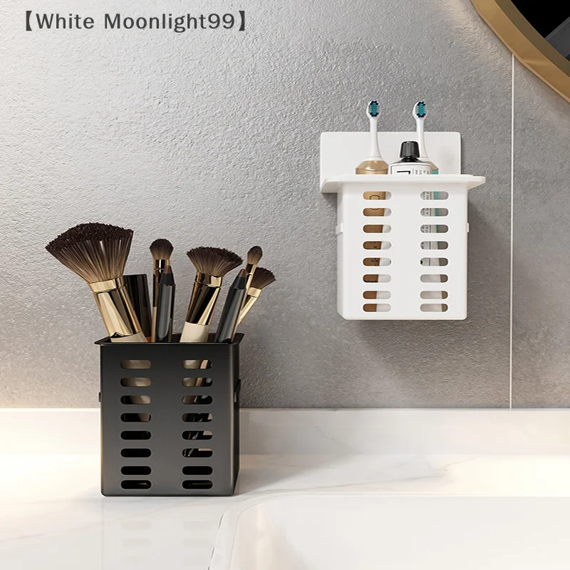 1 Functional Toothpaste Bathroom Toothbrush Stand Wall-mounted Toothbrush Storage Rack Bathroom Storage Rack